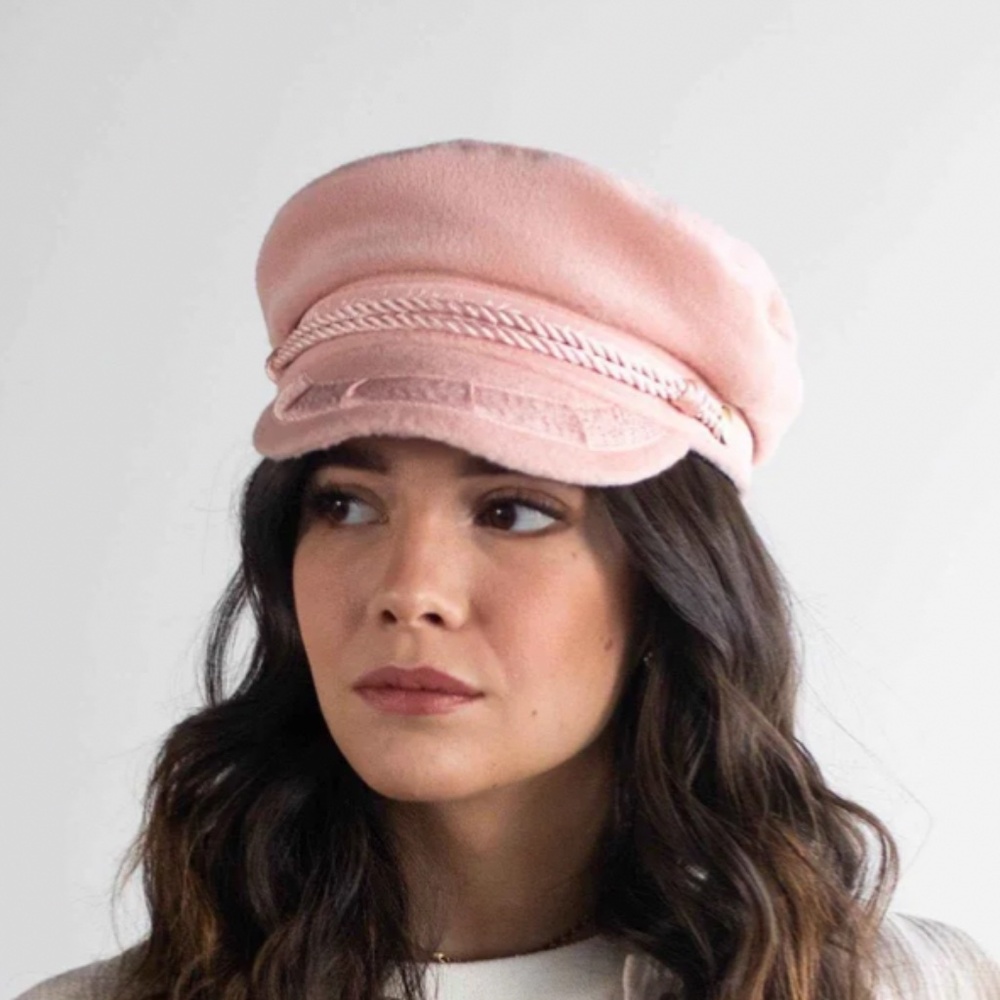 GIGI PIP NWOT Lieutenant Cap - Blush - 57 S/M